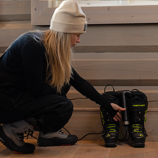 Hedgehog GO dual-purpose footwear and hair travel dryer